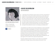 Tablet Screenshot of louisegelderblom.com